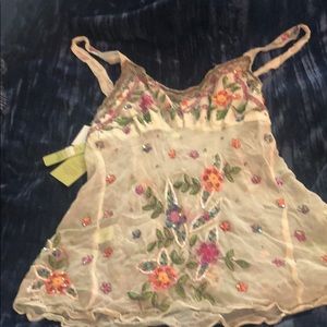 Beaded camisole NWT
